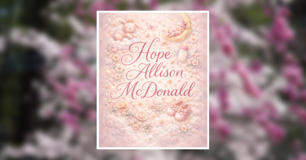 Hope Allison Mcdonald Pensacola, FL Obituary