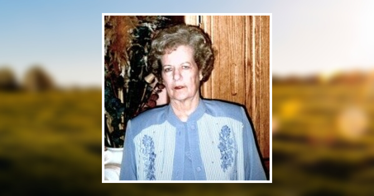 Nellie McQueen Obituary 2018 Blanchard St. Denis Funeral Home