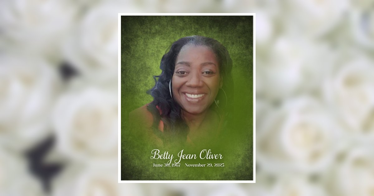 Betty Jean Oliver Obituary, Jacksonville, FL