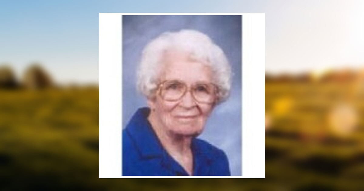 Beatrice G. Asmus Obituary 2003 Trimble Funeral Home