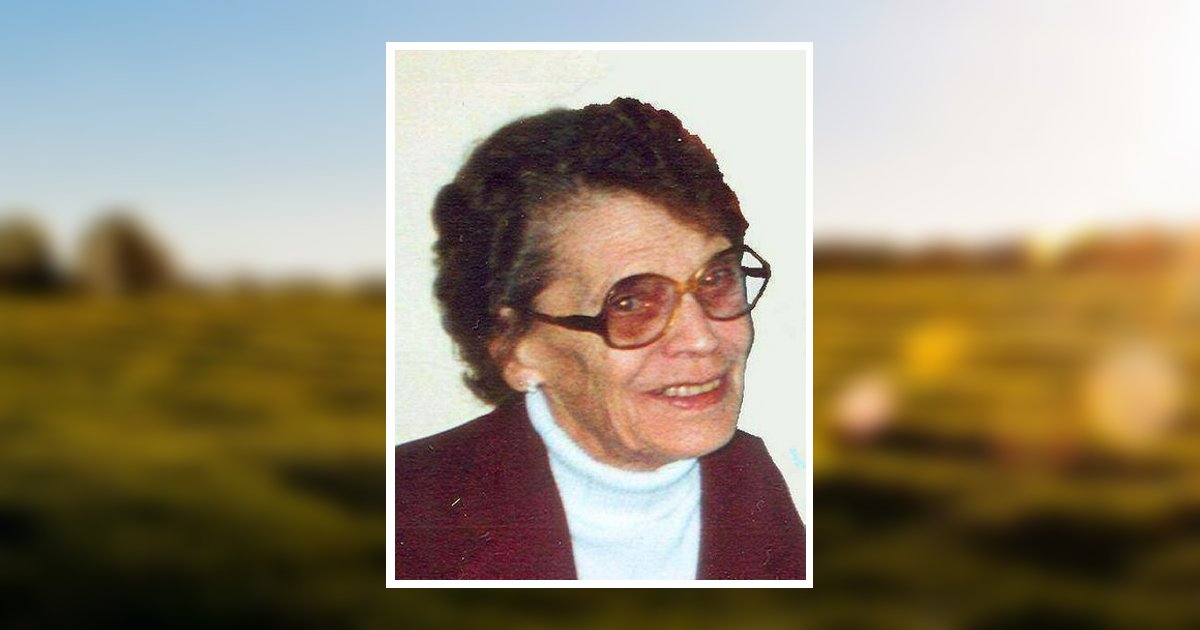 Matas D. "Mae" Whitman Obituary 2007 Wichmann Funeral Homes