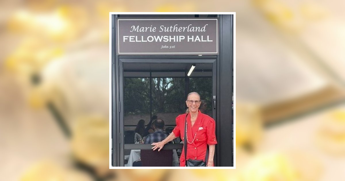 Mildred Marie Sutherland Longwood, FL Obituary