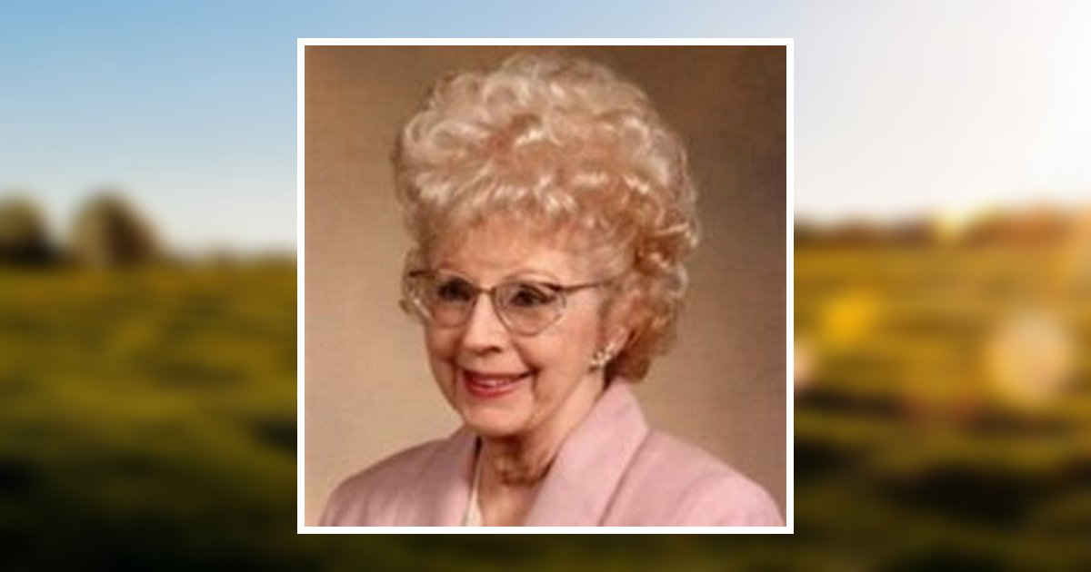 Imogene "Jean" Schaffner Obituary 2013 Riemann Family Funeral Homes
