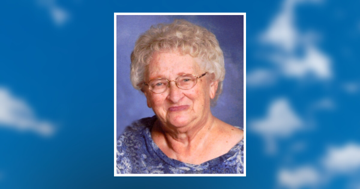 Florence "Flossie" Hoppe Obituary 2023 PattonSchad Funeral Home