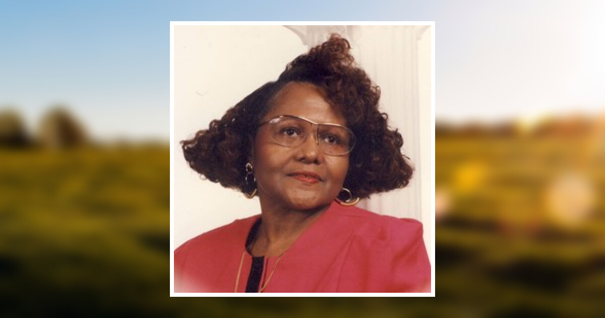 Alma Jean Parker Williams Obituary December 21, 2012 - McDonald Family ...