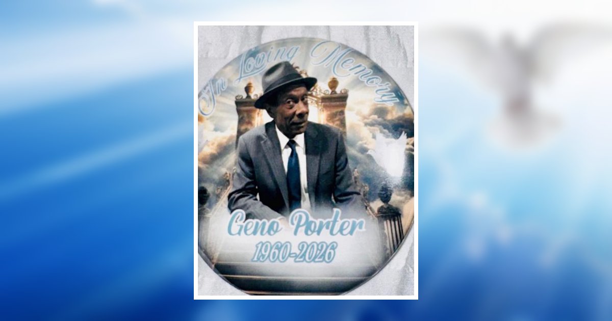 Geno James Porter, Jr Obituary January 13, 2026 - Floyd A. Williams Funeral Home, Inc.