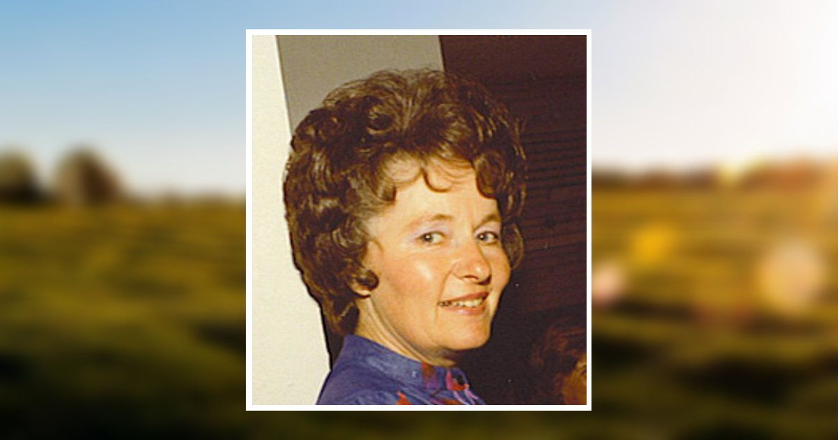 Joyce Irene Hoffman Obituary 2015 Emblom Brenny Funeral Service