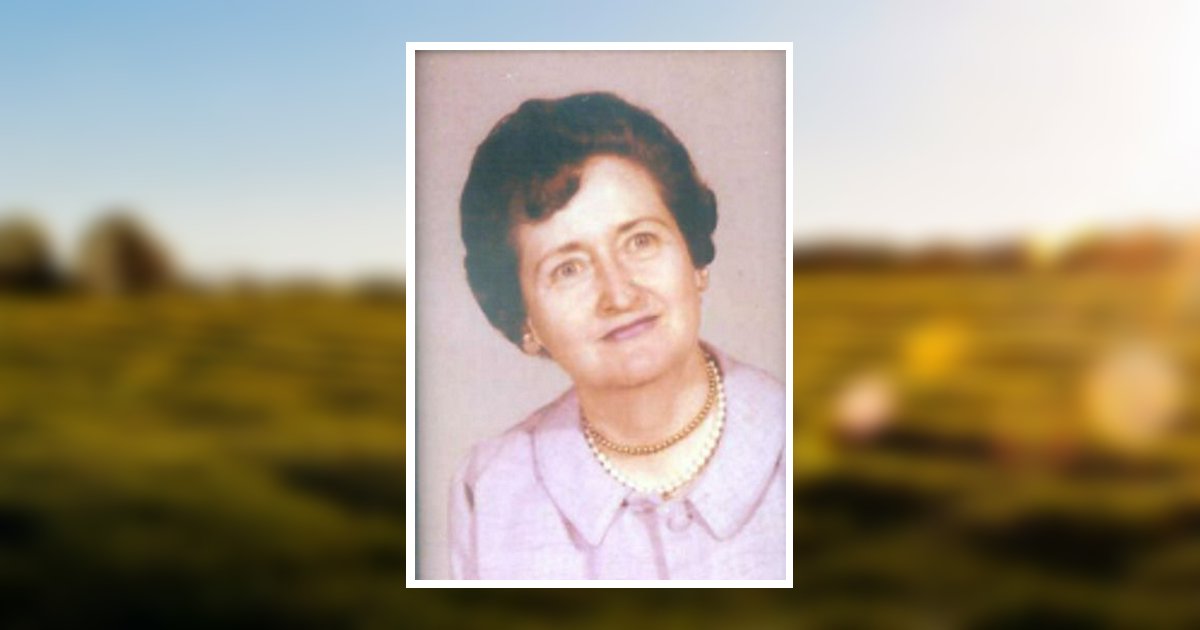 Ruth Goldman Breedlove Obituary 2009 WilkirsonHatchBailey Funeral Home