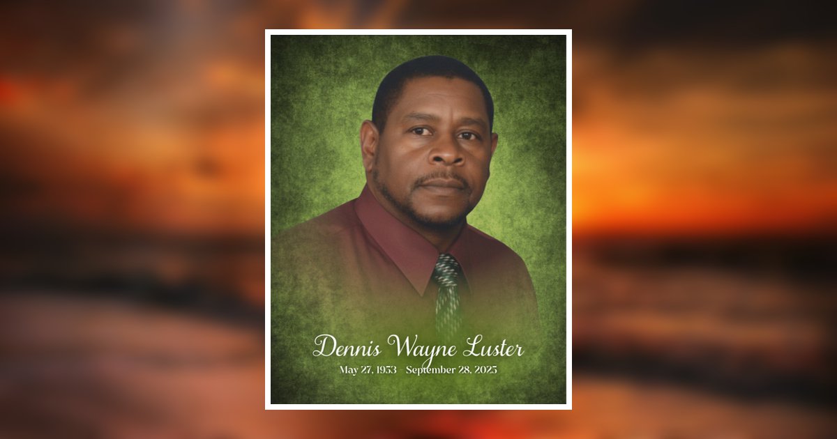 Dennis Wayne Luster Obituary, Jacksonville, FL