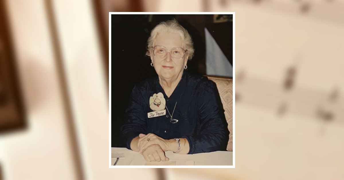 Lillian Joy Payne Obituary 2023 Funeral Home
