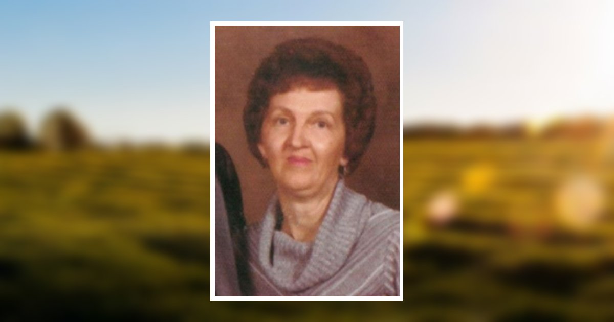 Mary Coley Ingold Obituary 2013 GentryNewell & Vaughn Funeral Home