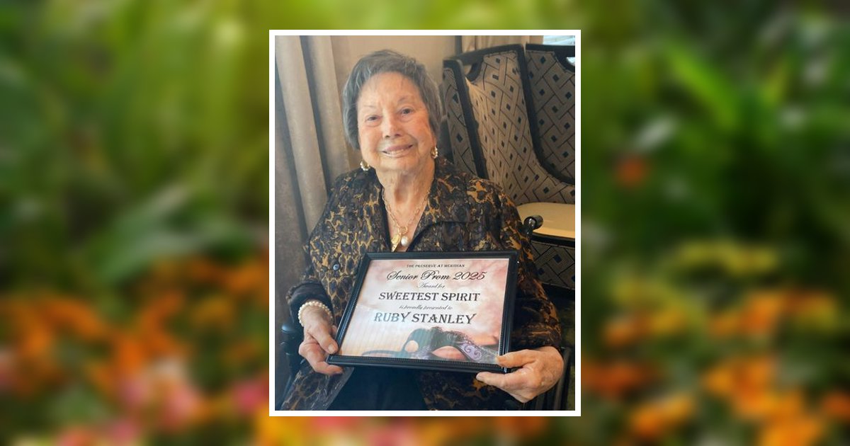 Ruby Earnestine Stanley Obituary, Meridian, MS