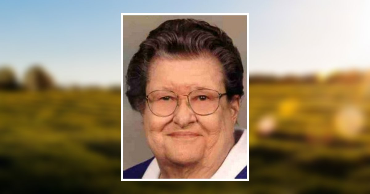 Zelma V. Heckman Obituary 2003 Barnes Funeral Homes