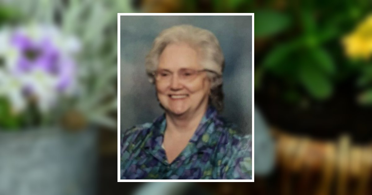 Sarah Carolyn Cochran Crabtree Obituary May 18, 2023 Ridgeway Funeral